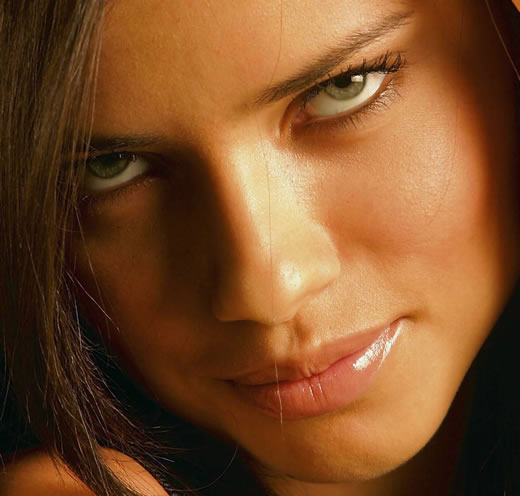 Beautiful Adriana Lima face